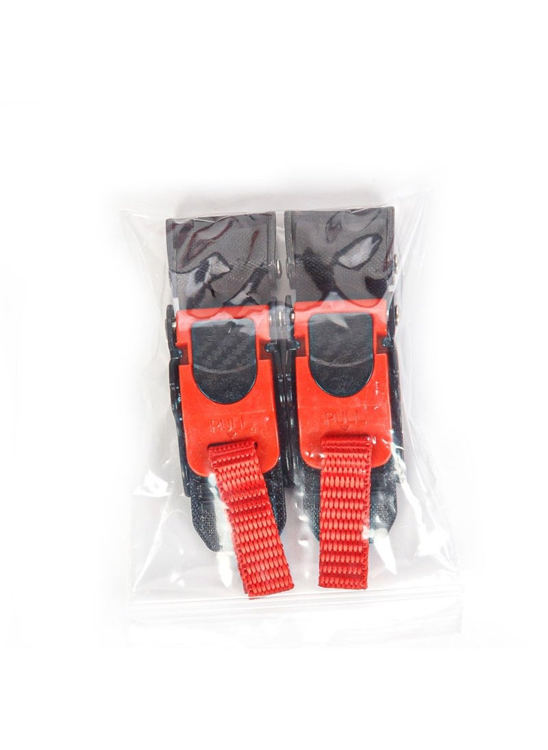 Generic Helmet accessories special buckle fast buckle helmet lock buckle insert helmet universal ten-section buckle cross-border 2 pack Red 