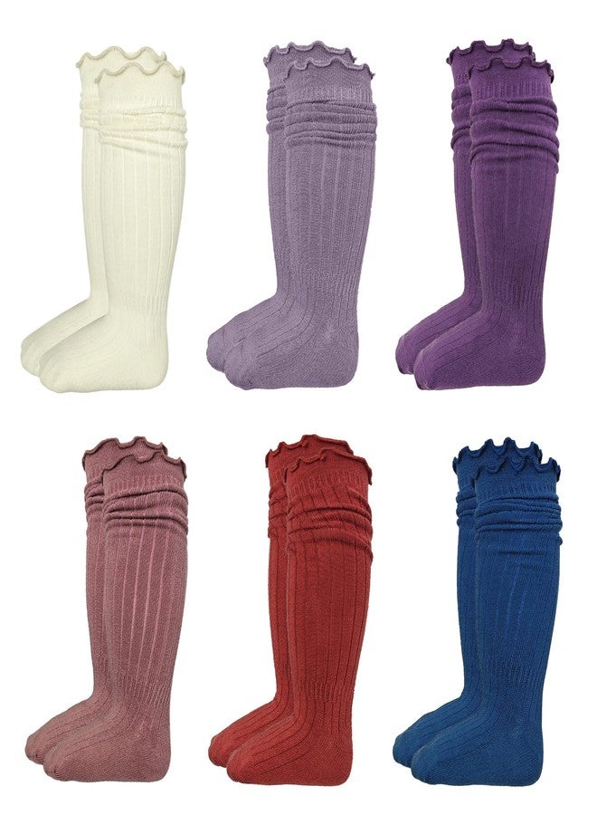 MINI PANDA 6 Pairs of Baby Socks, Toddler Knee-High Socks for Boys and Girls - Image 1