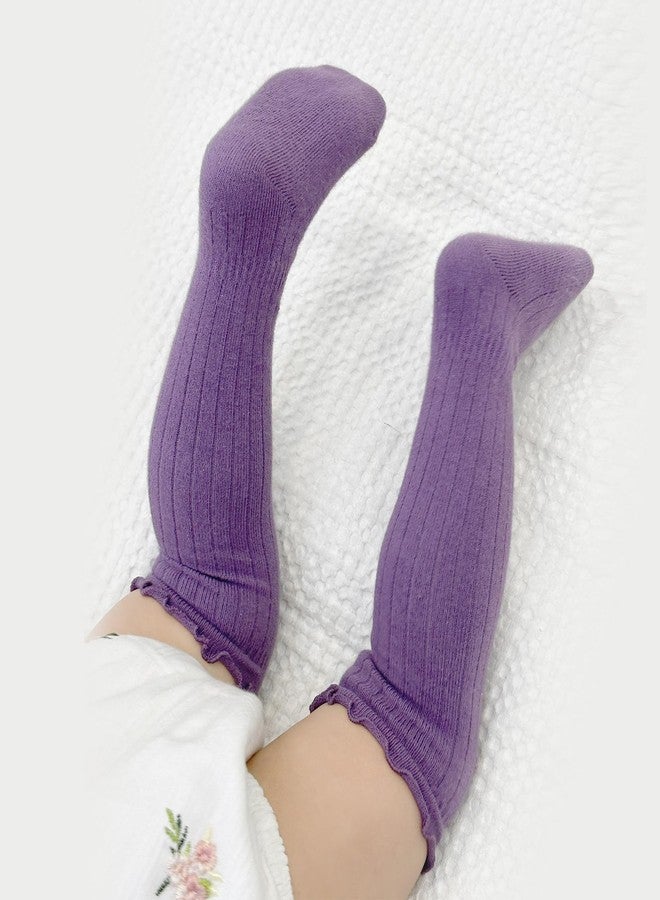 MINI PANDA 6 Pairs of Baby Socks, Toddler Knee-High Socks for Boys and Girls - Image 4