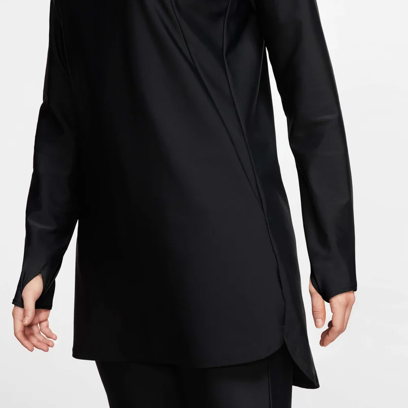 Nike Black Women's Victory Full-Coverage Solid Swimming Tunic for Women | Best Price UAE