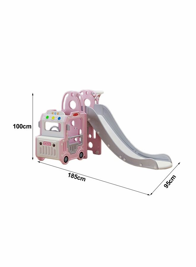 JSAITOYS Bus Theme Good Quality Family Use Indoor Slide For Children  - Image 2