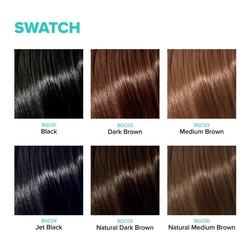 RED by KISS Quick Cover Root Touch Up Rescue (Natural Dark Brown), Mascara Natural Water-Resistant Temporary Gray Concealer Cover Up Brush for Hair Mustache & Beard, Formulated with Jojoba Oil - Image 5