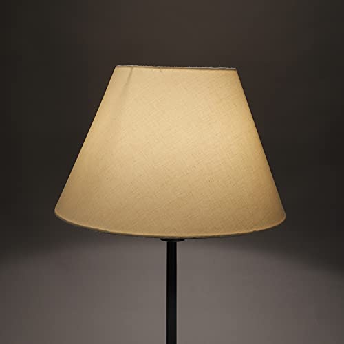 BTR CRAFTS Asian BTR Crafts Conical Lamp Shade, 14 Inches, Standard Size, Cream/Off Cream Color - Image 5