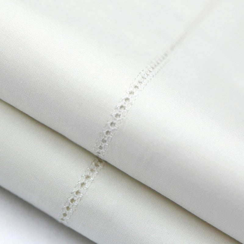 MALOUF Malouf MA04QQIVIC Ivory Queen Pillowcase Set 2  - Image 3