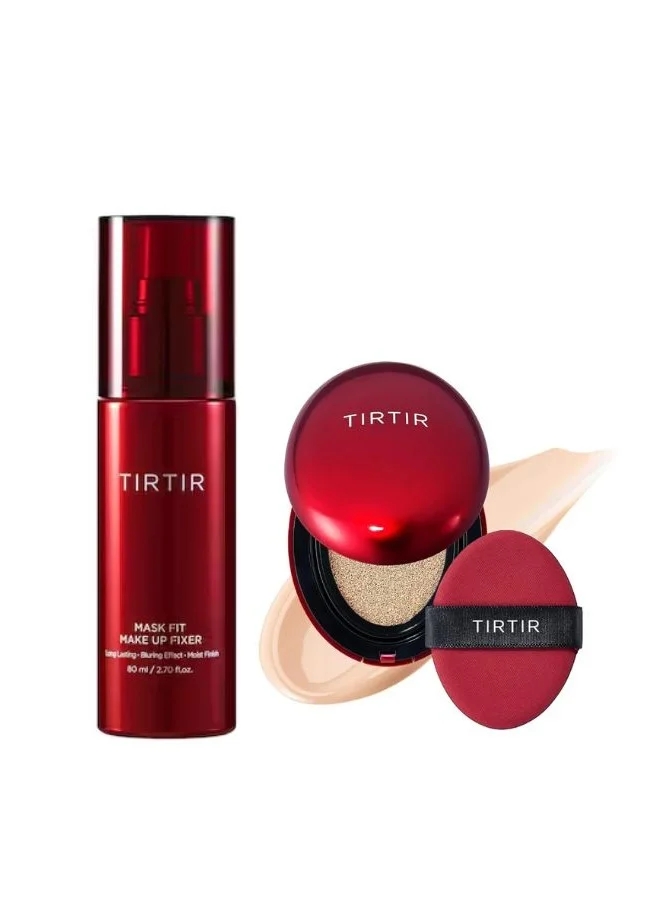 TIRTIR Mask Fit Red Cushion Foundation & Setting Spray Bundle