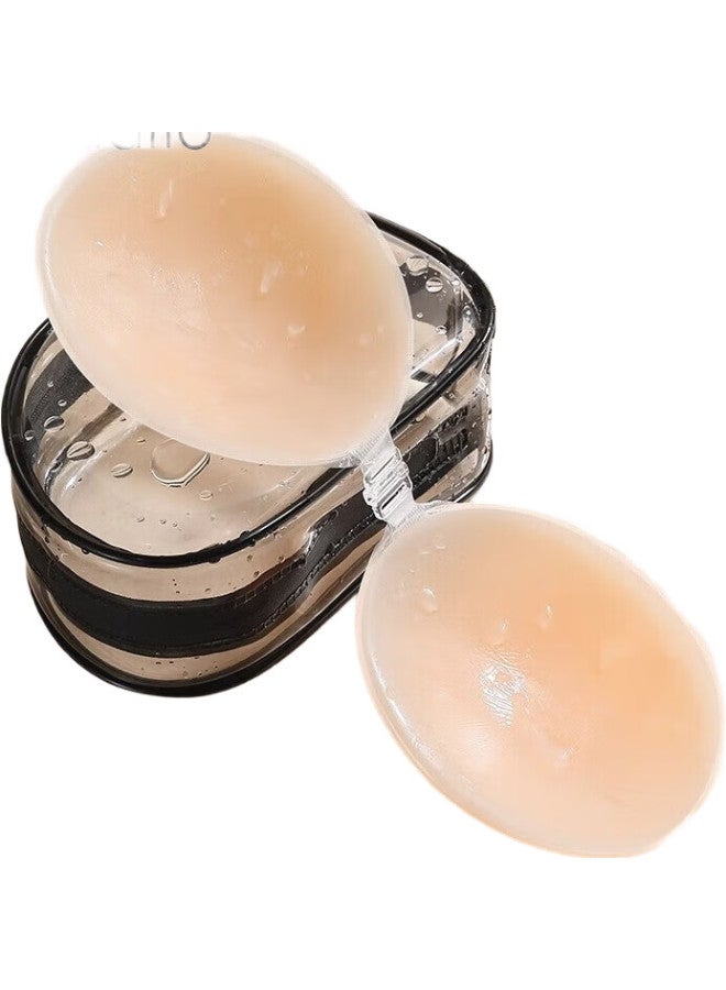 Madallo Silicone Breast Pads For Women, Anti-Exposure, Nipple Covers, Invisible Bra, Strapless Wedding Dress, Push-Up, For Small Specialized Nipple Covers - Image 1