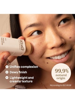 Attitude ATTITUDE Oceanly Light Coverage Face Tinted Oil Stick, EWG Verified, Titanium Dioxide-Free, Vegan & Cruelty-Free Tinted Moisturizer, Plastic-Free, Nude, 0.42 Ounces  - Image 2