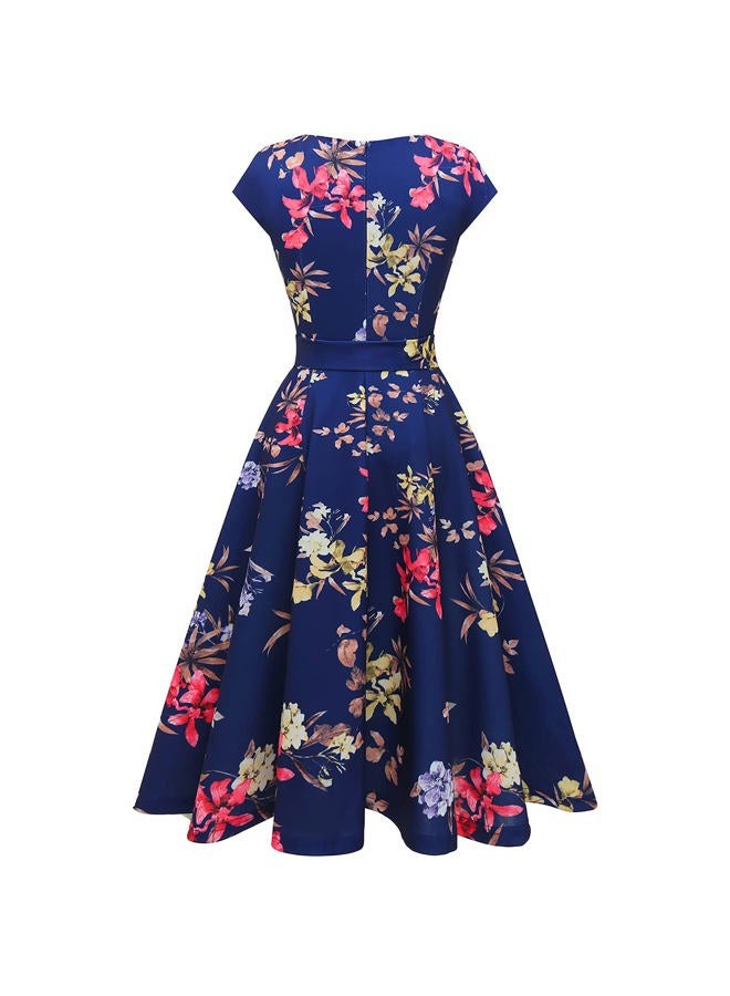 DRESSTELLS Women's Cocktail Dress, Formal Wedding Guest, Modest Church Wear, Prom and Party, XL - Image 4