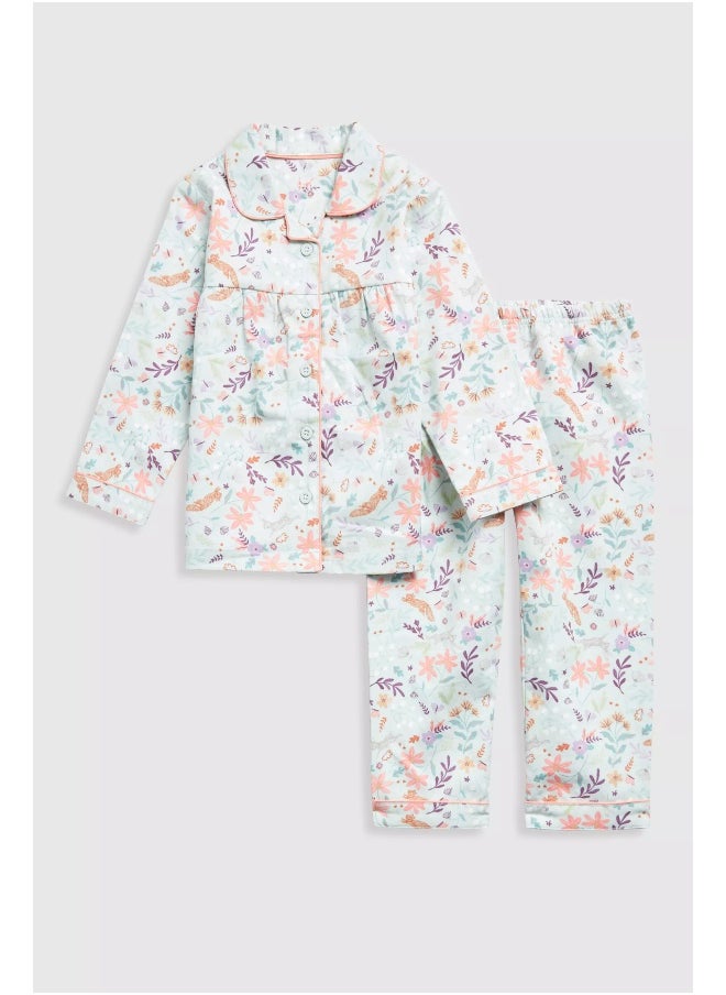 mothercare - Ditsy Floral Woven Pyjamas - Image 1