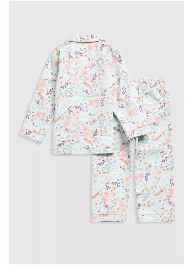 mothercare - Ditsy Floral Woven Pyjamas - Image 1