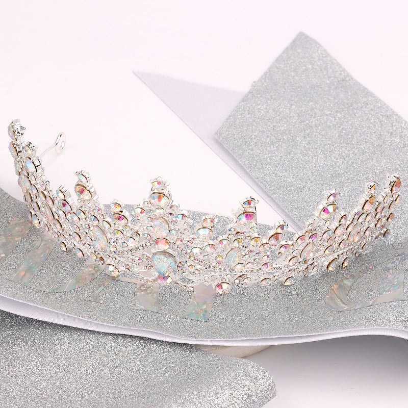COCIDE BIRTHDAY GIRL Sash for Women Happy Birthday Sashes and Crowns for Girls Crystal Tiaras for Princess Silver Party Decoration for Gift Headband Supplies Accessories Favors - Image 5