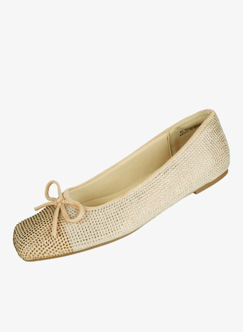 Michelle Morgan 092-2694 Michelle Morgan Ladies Flat Casual Shoes 219RA016 Rose Gold