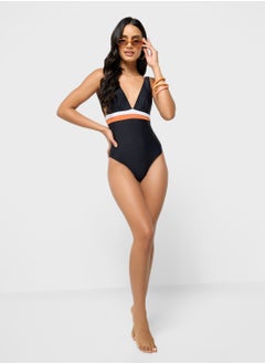 ELLA Contrast Band Swimsuit  - Image 4