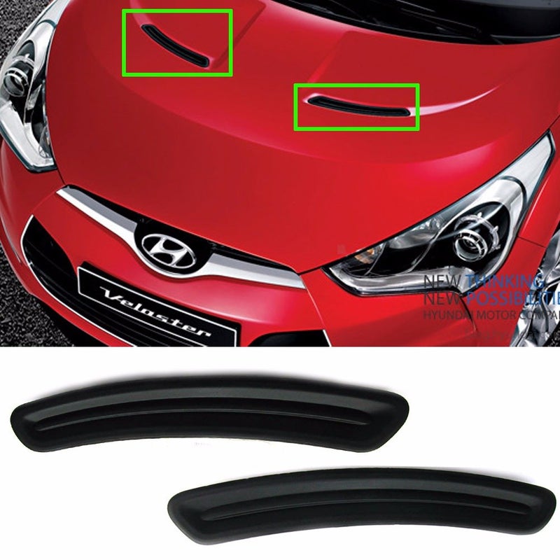 HYUNDAI Hood Scoop Bonnet Air Duct Garnish set 2011- Veloster OEM Parts