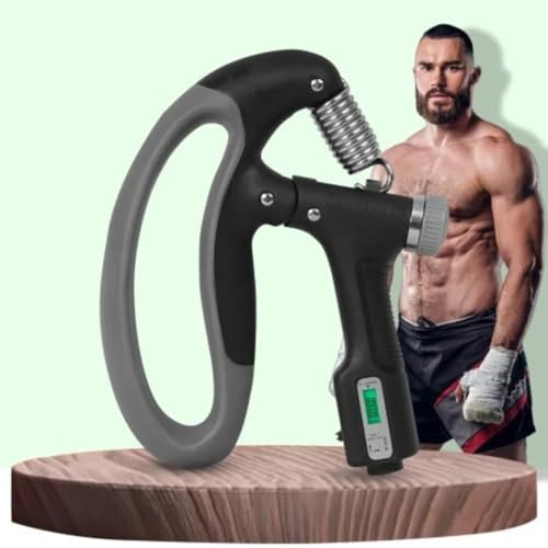 UDKI Torque Hand Grip Strengthener | 10-100kg Adjustable Resistance (U-Shaped), with Counter & Non-Slip Gripper | Forearm Exerciser for Muscle Building, Injury Recovery & Arm Strengthening - Image 2