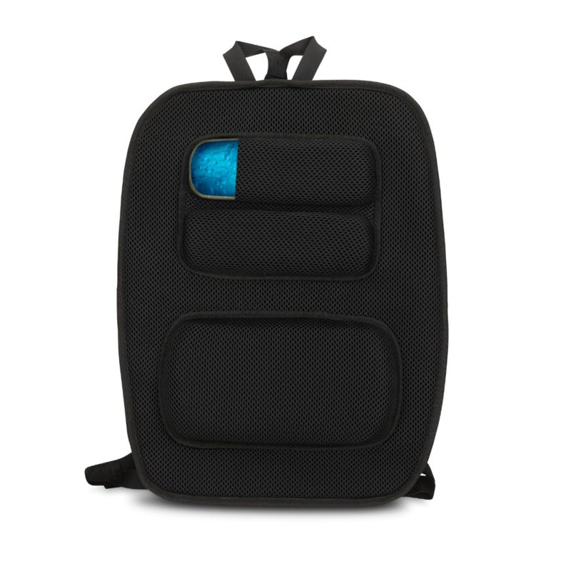 FOMI Firm Lumbar Orthopedic Back Support  Gel and Foam Thoracic Support Pillow for Office Car Kitchen  Sciatica and Tailbone Pain Relief  Upper and Lower Back Posture Cushion