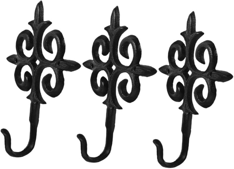 توتوريتي 3 حزمة خطافات حائط معدنية متينة للسلال والمزارع والفوانيس للحدائق الخارجية سهلة التركيب - Image 2