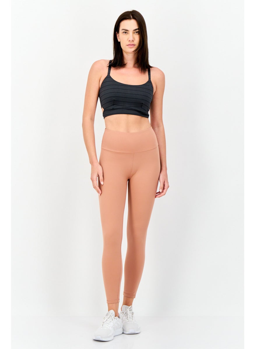 Adidas Women Sportswear Fit Training Leggings, Dark Peach  - Image 3