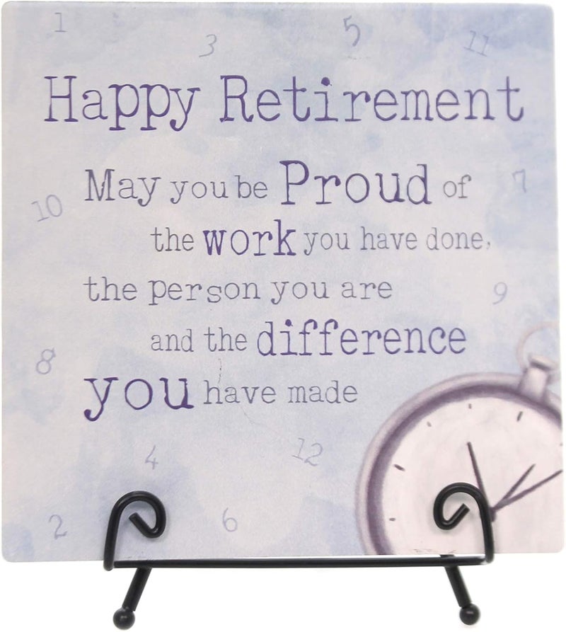 Carson Retirement Easel Plaque - Image 1