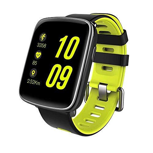 OPTA SB-160 Bluetooth Smartwatch with C All and Phonebook Function HD Large Color Display Health Monitoring Medium (Black and Green) - Image 1