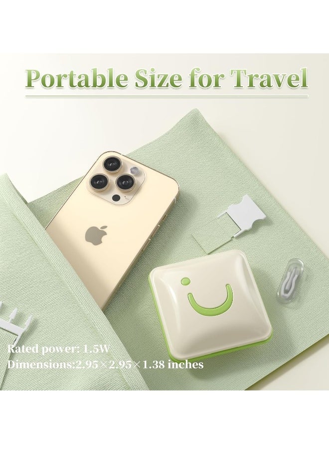 Generic Contact Lens Cleaner Machine, Portable Contact Lens Case, Ultrasonic Contact Lens Cleaner, Auto Contact Lens Cleaning Machine, with Big Mirror, for Daily Care, Fit Soft Lens Hard Lens Colored Lens  - Image 4