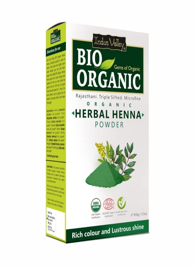 INDUS VALLEY Amla Powder | Phyllanthus emblica With Organic Herbal Henna Powder - 100% Organic, Pure And Natural For Hair Care And Skin Care (100g*2=200g) - Image 3