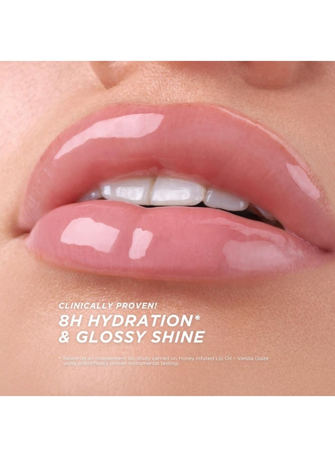 Gisou Honey Infused Lip Oil 8ml - Vanilla Glaze - Image 5