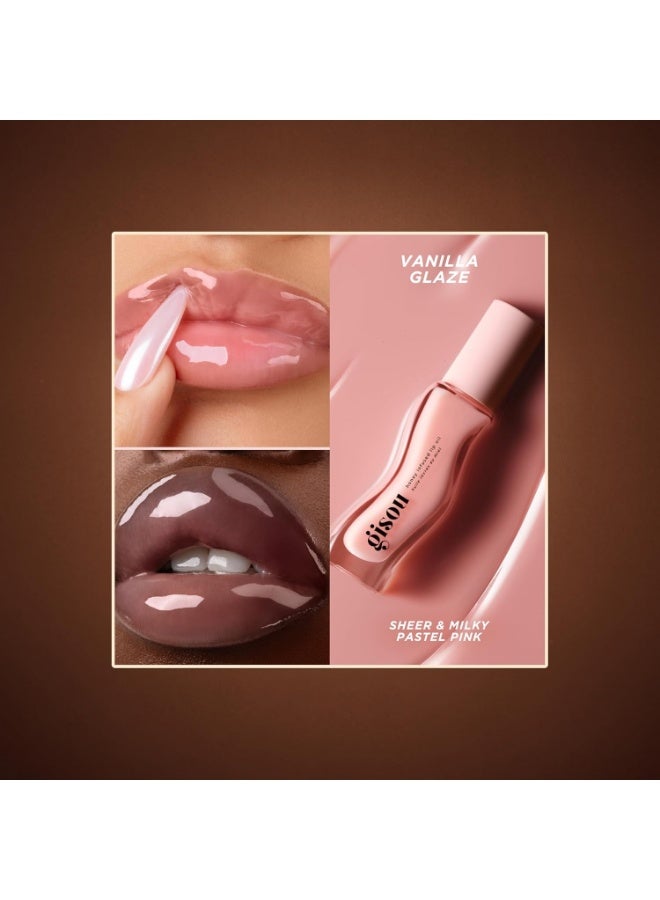 Gisou Honey Infused Lip Oil 8ml - Vanilla Glaze - Image 2