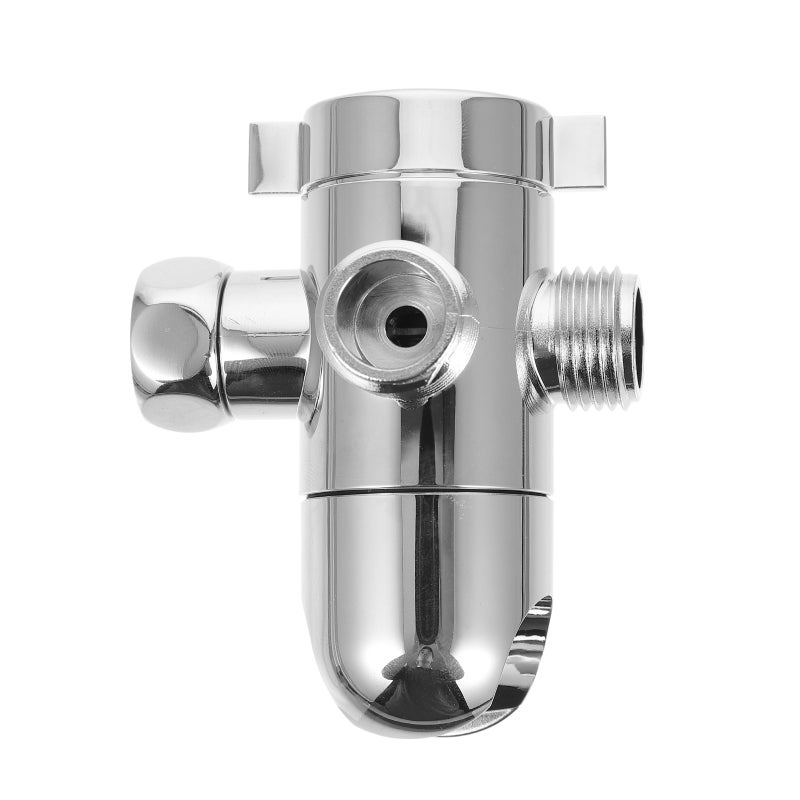1Pc Practical Bathroom Three-way Socket Water Divider Adapter ( ) - Image 1