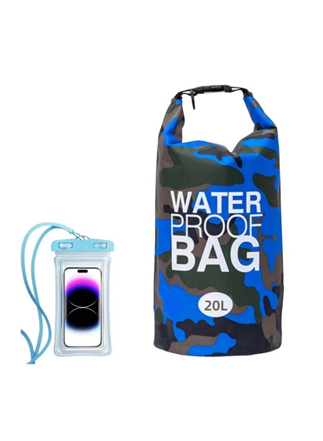 FAYET Multifunctional Waterproof Dry Bag Backpack with Floating Roll Top Closure - Image 1