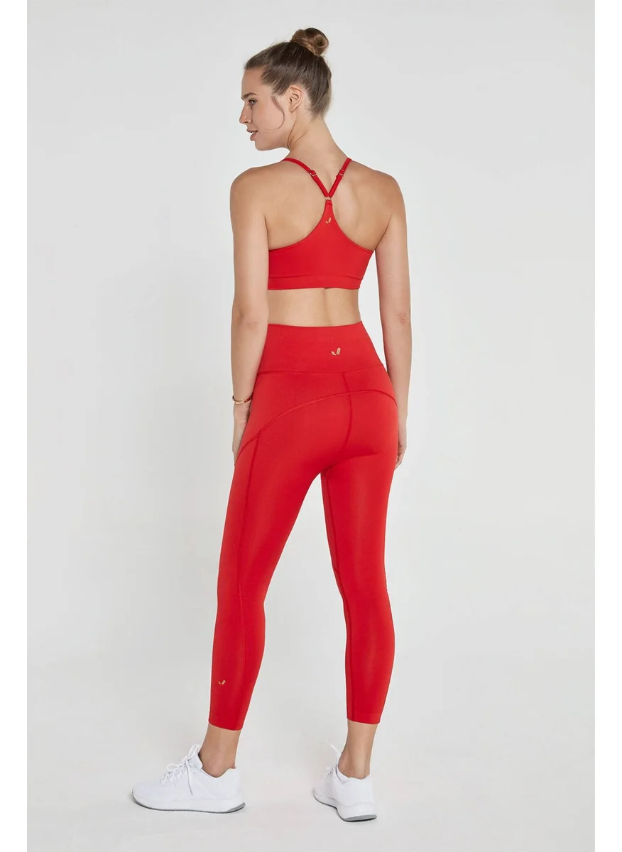 جيرف Pine High Waist & Tights Red