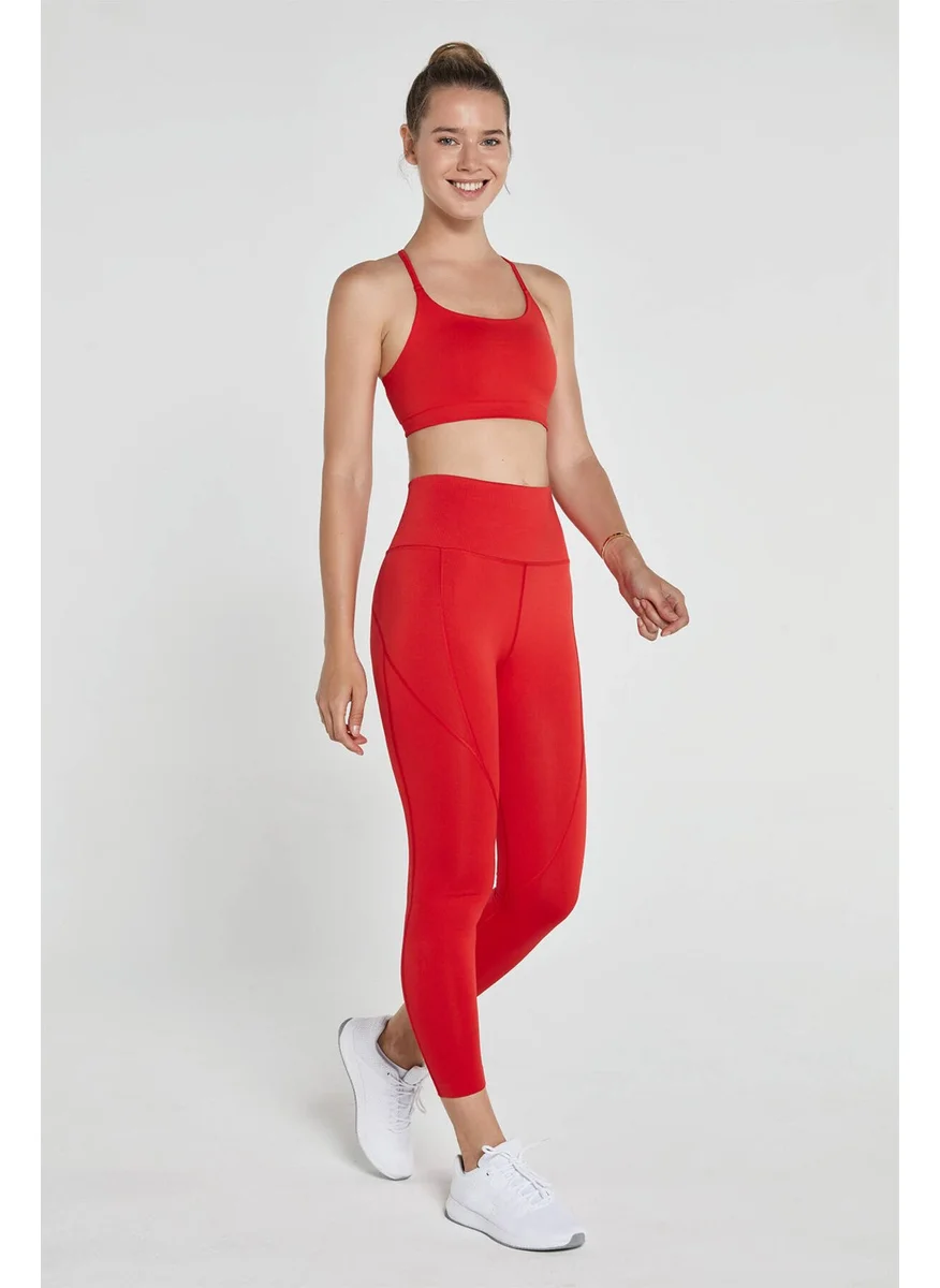 جيرف Pine High Waist & Tights Red