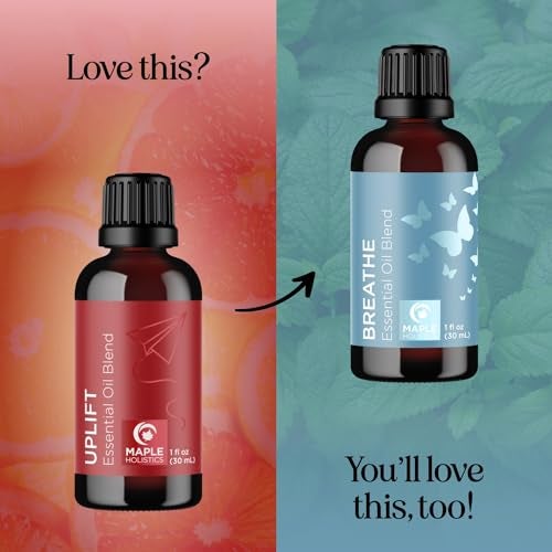Maple Holistics Uplift Aromatherapy Essential Oil Blend - Happy Essential Oil Blend with Calming Essential Oils for Diffusers for Home and Travel with Citrus Essential Oils and Pure Aromatherapy Oils for Diffusers - Image 5