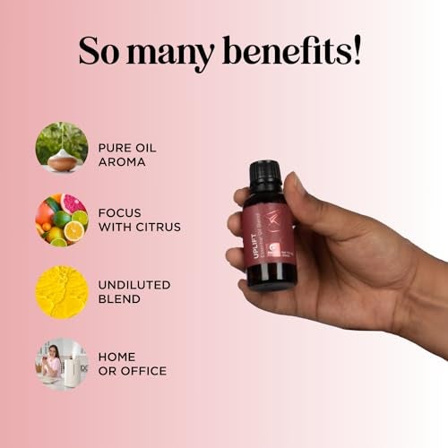 Maple Holistics Uplift Aromatherapy Essential Oil Blend - Happy Essential Oil Blend with Calming Essential Oils for Diffusers for Home and Travel with Citrus Essential Oils and Pure Aromatherapy Oils for Diffusers - Image 3