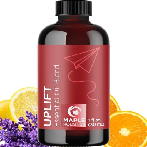 Maple Holistics Uplift Aromatherapy Essential Oil Blend - Happy Essential Oil Blend with Calming Essential Oils for Diffusers for Home and Travel with Citrus Essential Oils and Pure Aromatherapy Oils for Diffusers - Image 1