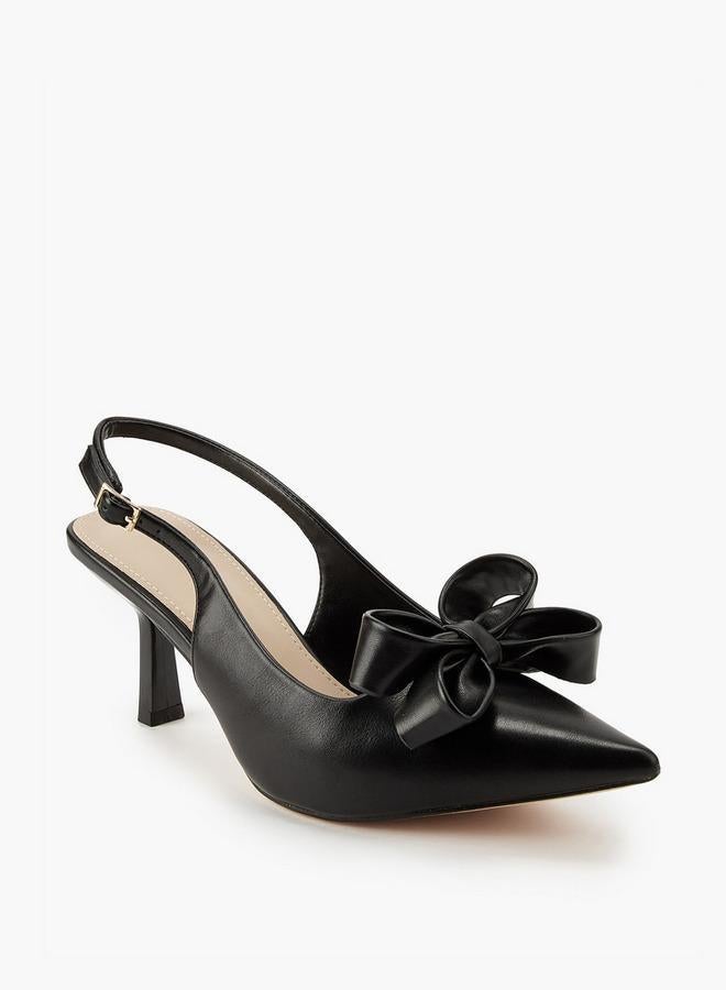 Flora Bella By Shoexpress Women Flared Heel Shoes - Image 3