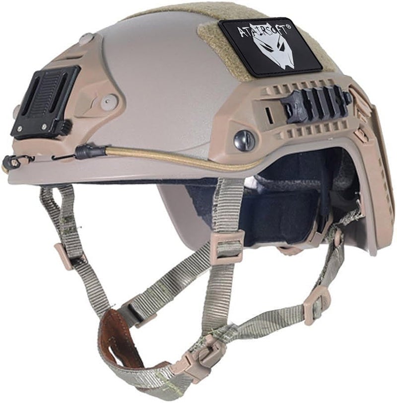 ATAIRSOFT Adjustable Maritime Helmet ABS for Airsoft Paintball(Tan,M/L) - Image 2