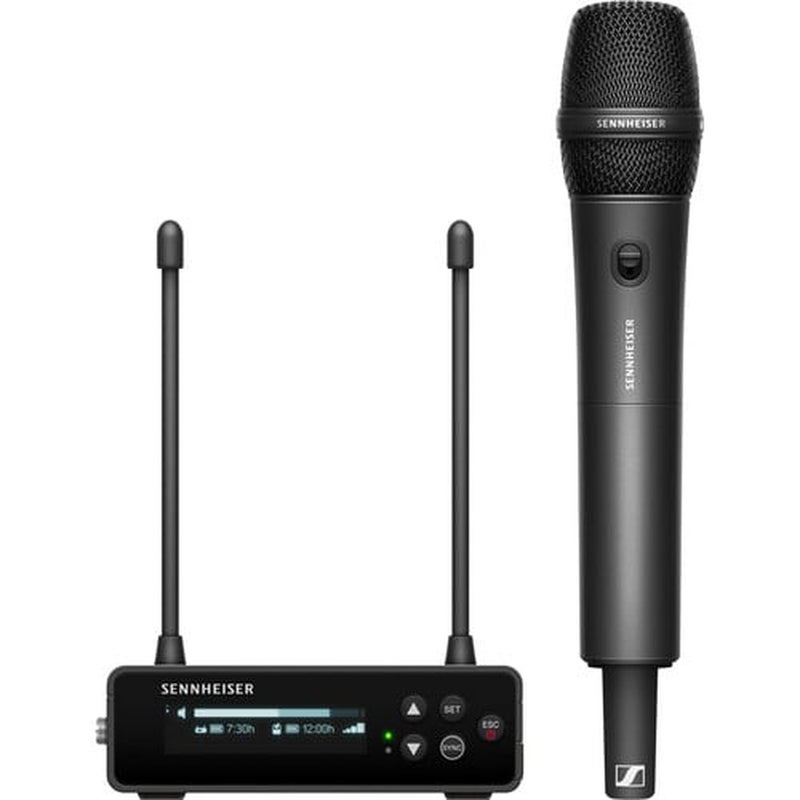 Sennheiser Portable Digital UHF Wireless Microphone System with SKM-S Handheld Transmitter and MMD 835 Cardioid Dynamic Microphone Module (R1-6: 520 - 576 MHz) - Image 1