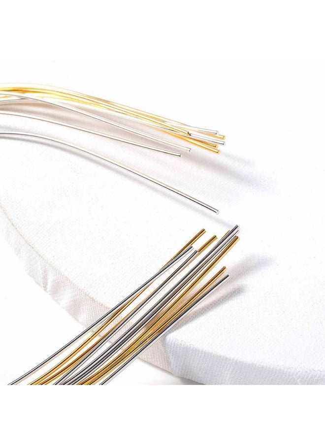 Teensery 20 Pcs Metal Headbands 1.5Mm Thin Wire Hairbands Simple Hair Hoop Headwear Diy Hair Accessories For Women And Girls (Silver And Gold)  - Image 4