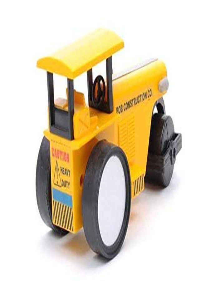 Centy Road Roller Pull Back Construction Toy for 3Y+ Yellow Colour - Image 3