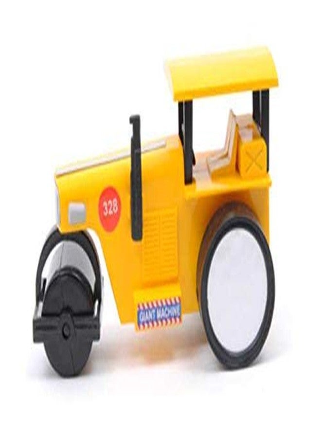 Centy Road Roller Pull Back Construction Toy for 3Y+ Yellow Colour - Image 2