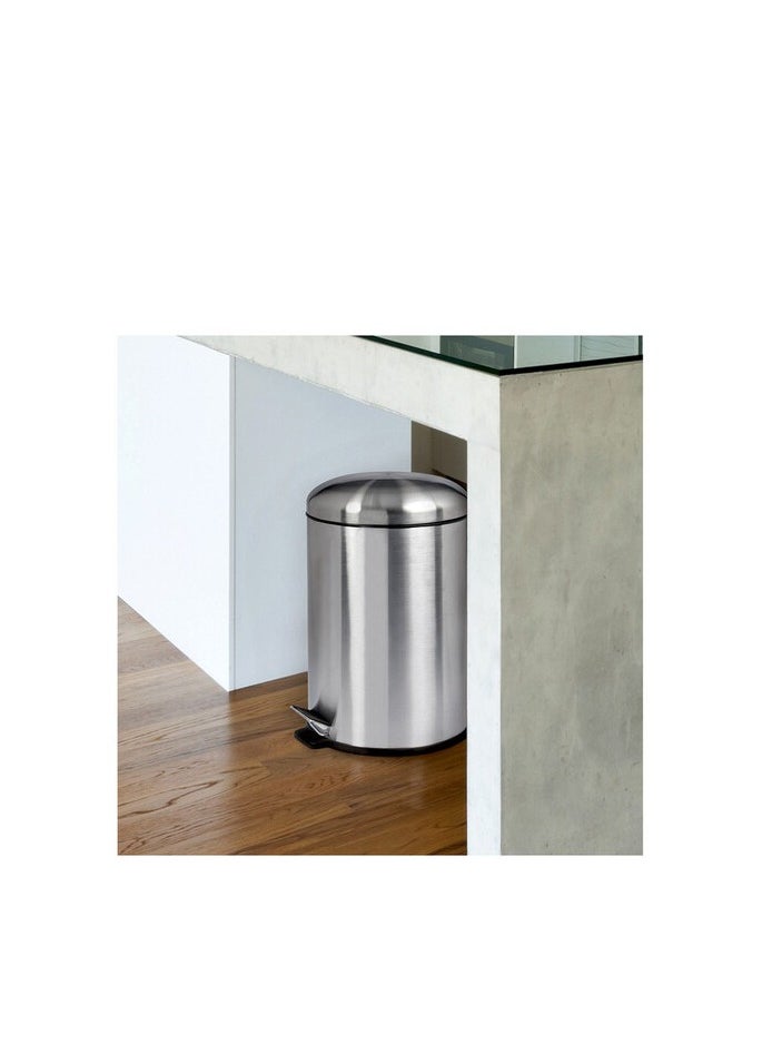 PROMASS Heavy Duty Trash Can Hydrolic Lid Opener Steel Dust Bin 5 Liter  - Image 4