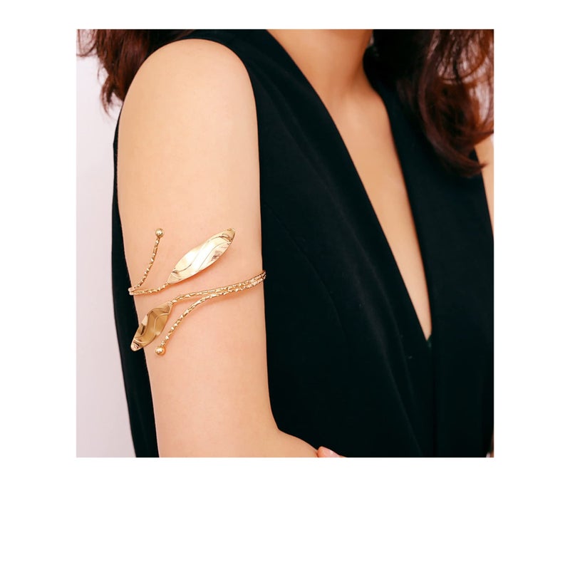 SOLARAE Curtain Tie Backs, 4 Pieces Leaf Shape Curtain Holdbacks Adjustable Decorative Alloy Curtain Straps Curtain Clip Buckle, No Punching Curtain Ties for Home, Office, Hotel Window (Golden) - Image 4