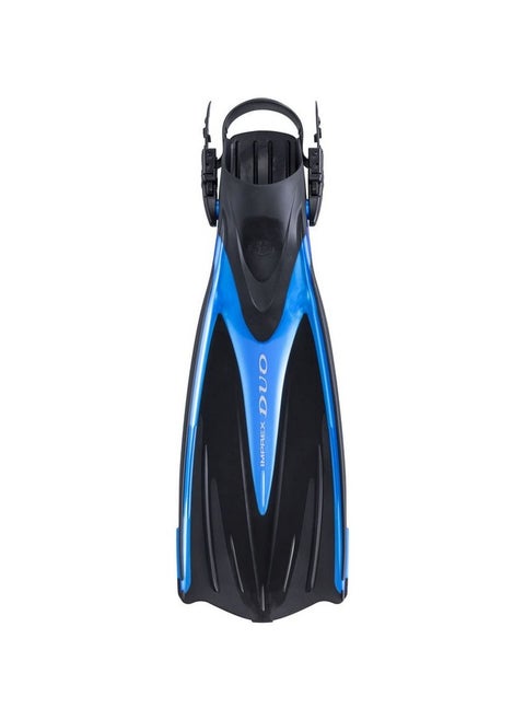 Sf0102 Imprex Duo Scuba Diving Fins Large Fishtail Blue