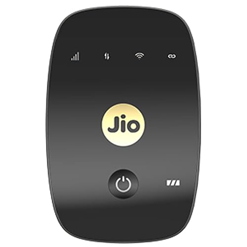 JioFi M2S Black | 4G Wireless Router from Jio | On The Go Device | Video & HD Voice Calls | Connect & Share | Cashback Worth ₹1500* - Image 1