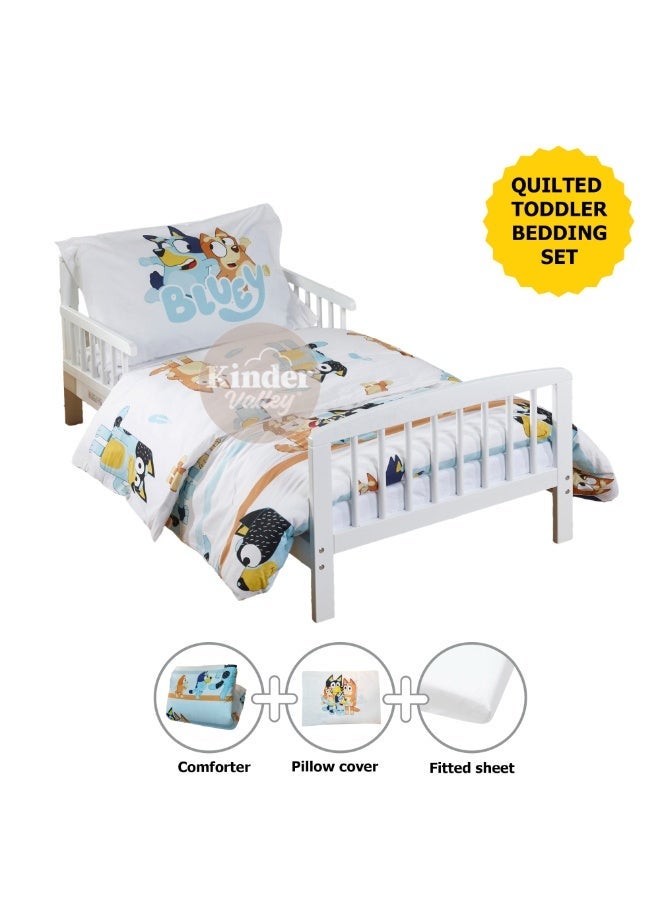 kinder valley Bluey Toddler Bedding - 4pc Set - Image 1