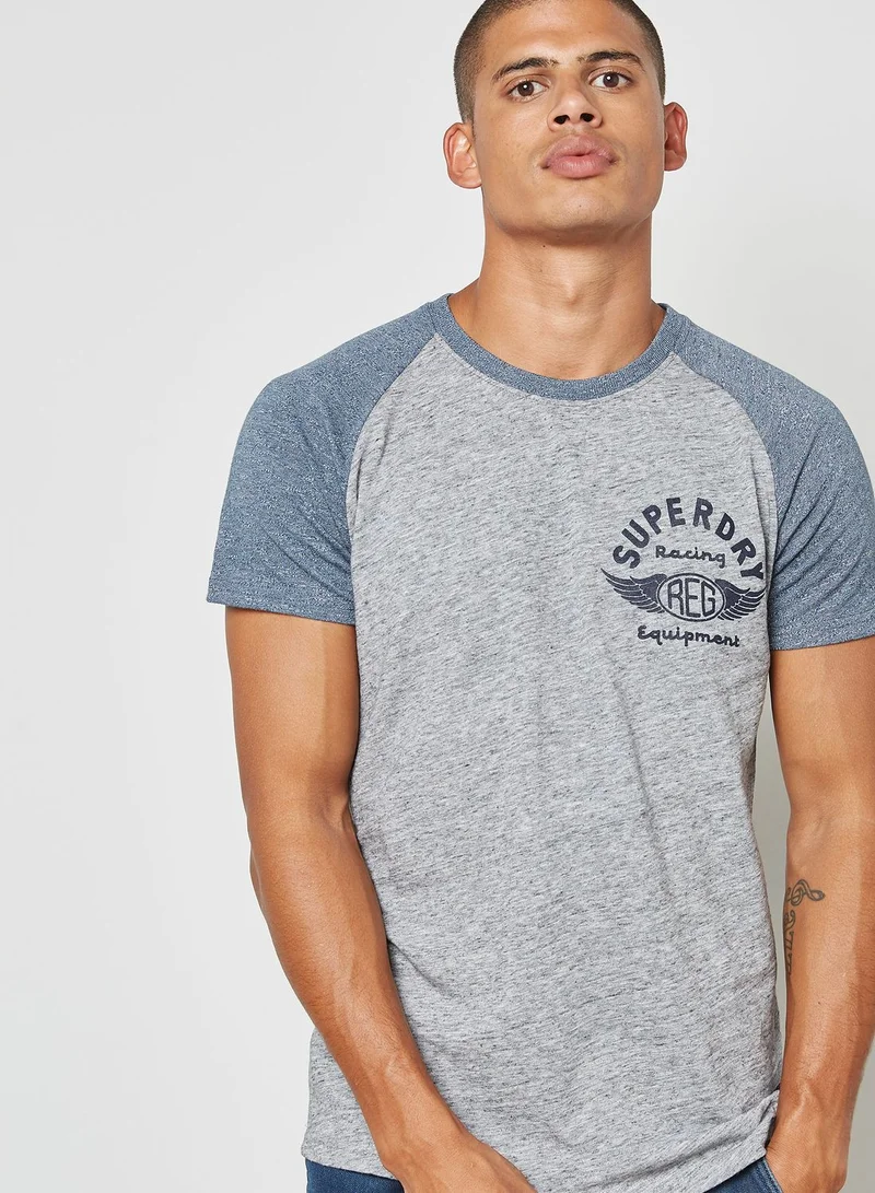Superdry BIKER RAGLAN T-SHIRT