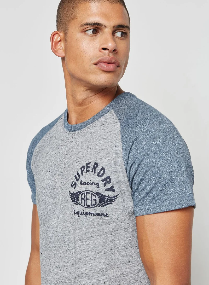 Superdry BIKER RAGLAN T-SHIRT