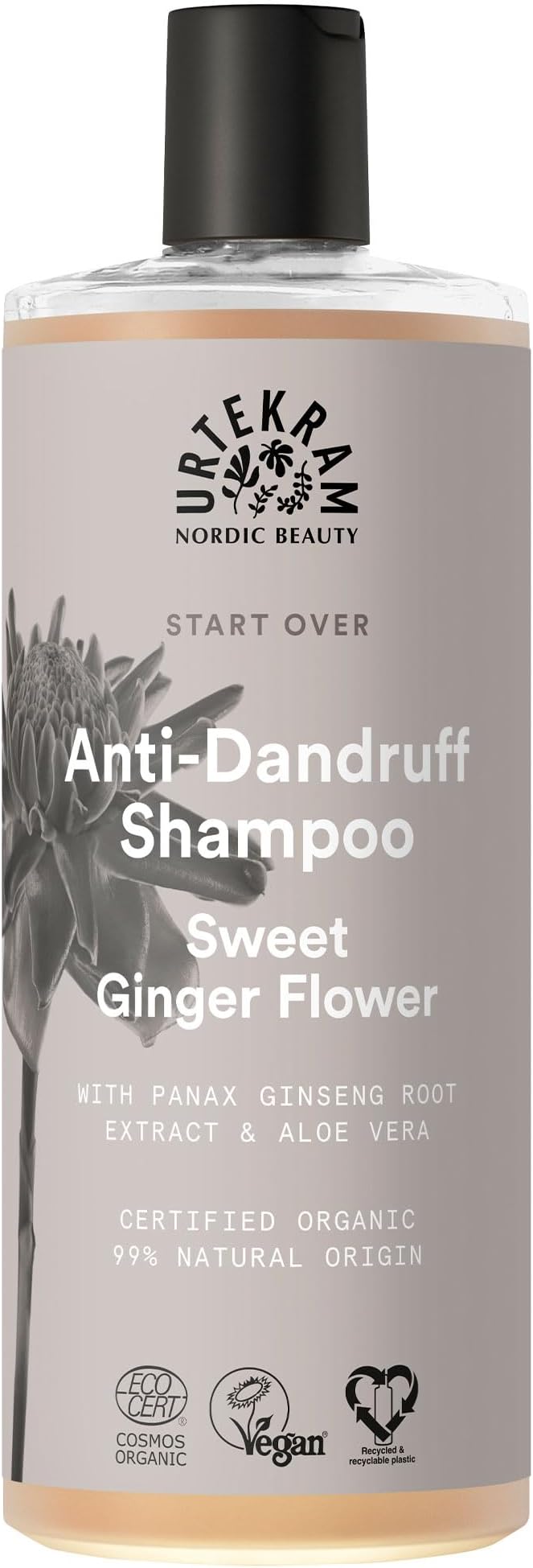 Urtekram Urtekram Sweet Ginger Flower AntiDandruff Shampoo 250ml - Image 1