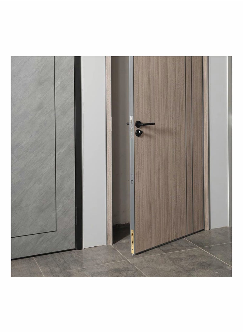 Y&D 2 Pcs 6 Inch Door Bolts - Stainless Steel Concealed Security French Locks with Hardwares, Metal Flush Latch for Composite Wood Double Dummy Door, Gold  - Image 5